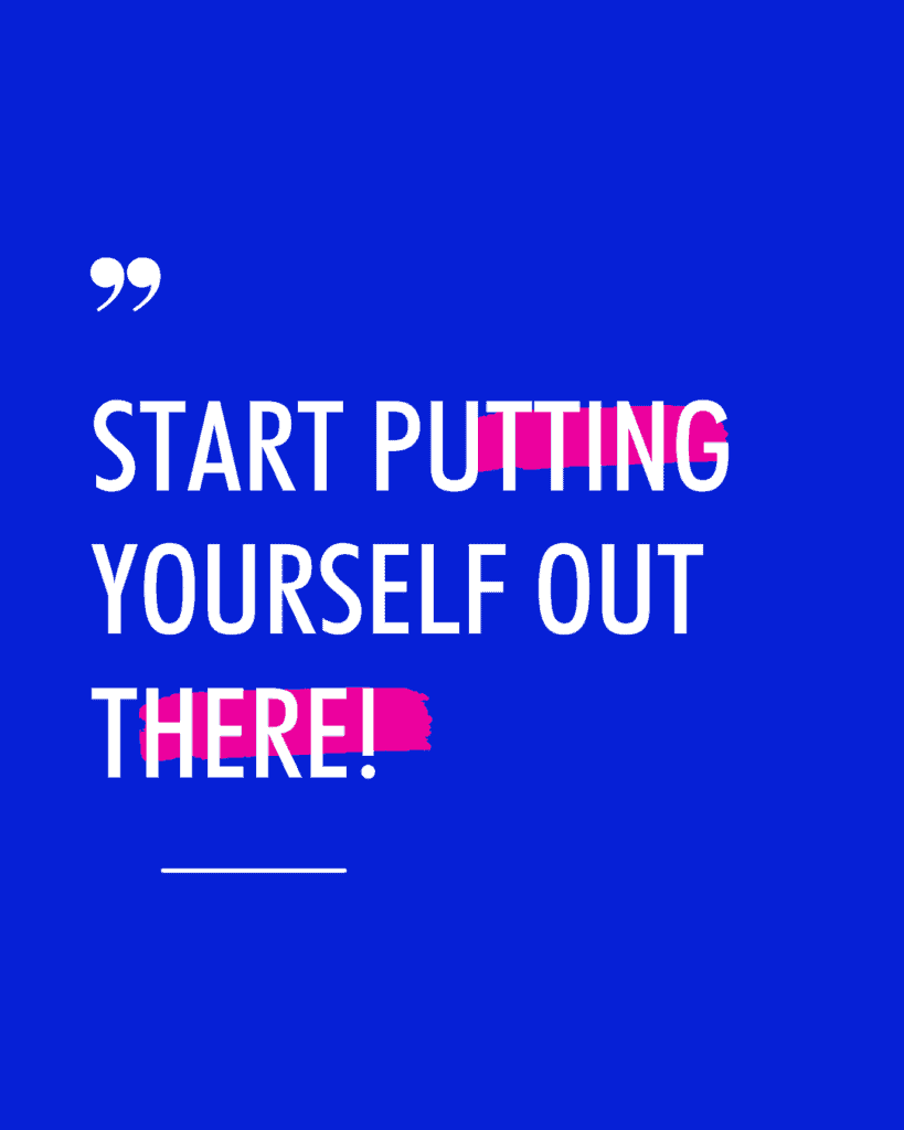 Overcome the fear of putting your ideas out into the world. – Dr