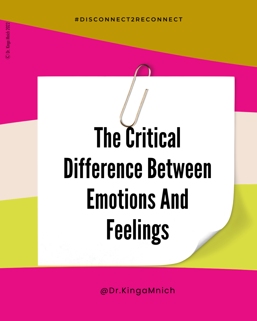 The difference between emotions and feelings