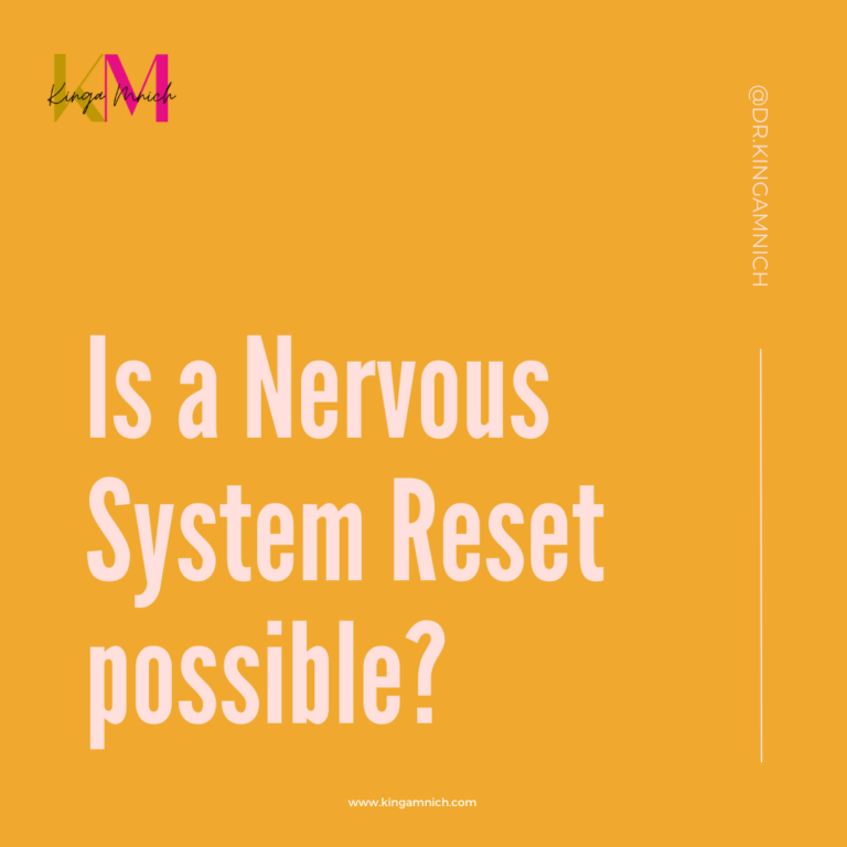 cover for an article on is a nervous system reset is possible? The article discusses how words are being marketed to gain traction but have no scientific relevance.